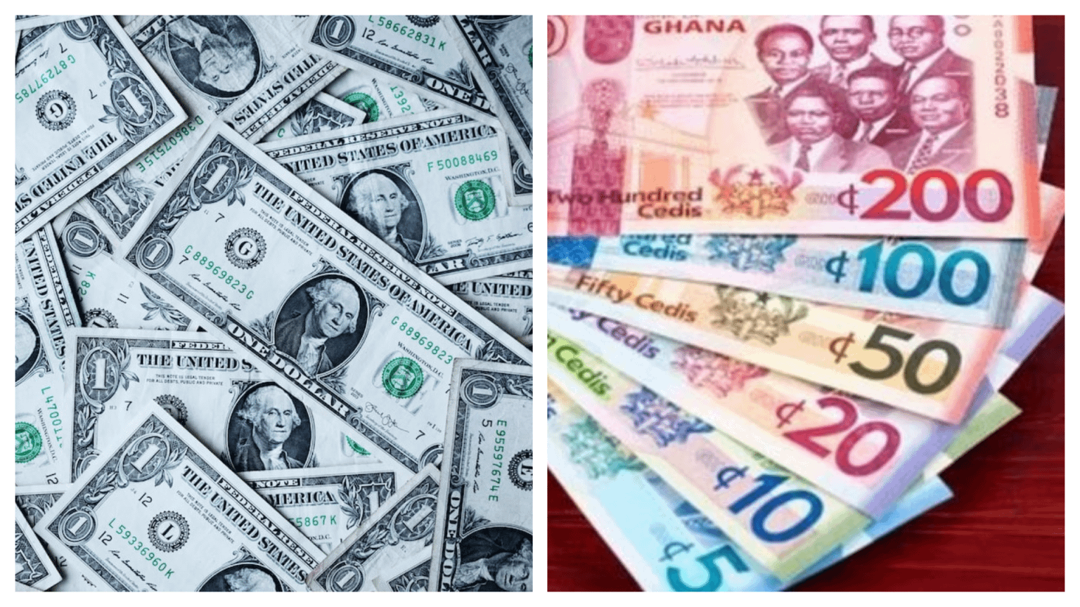 Cedi continues strong performance against dollar, one dollar equals GH¢15.75