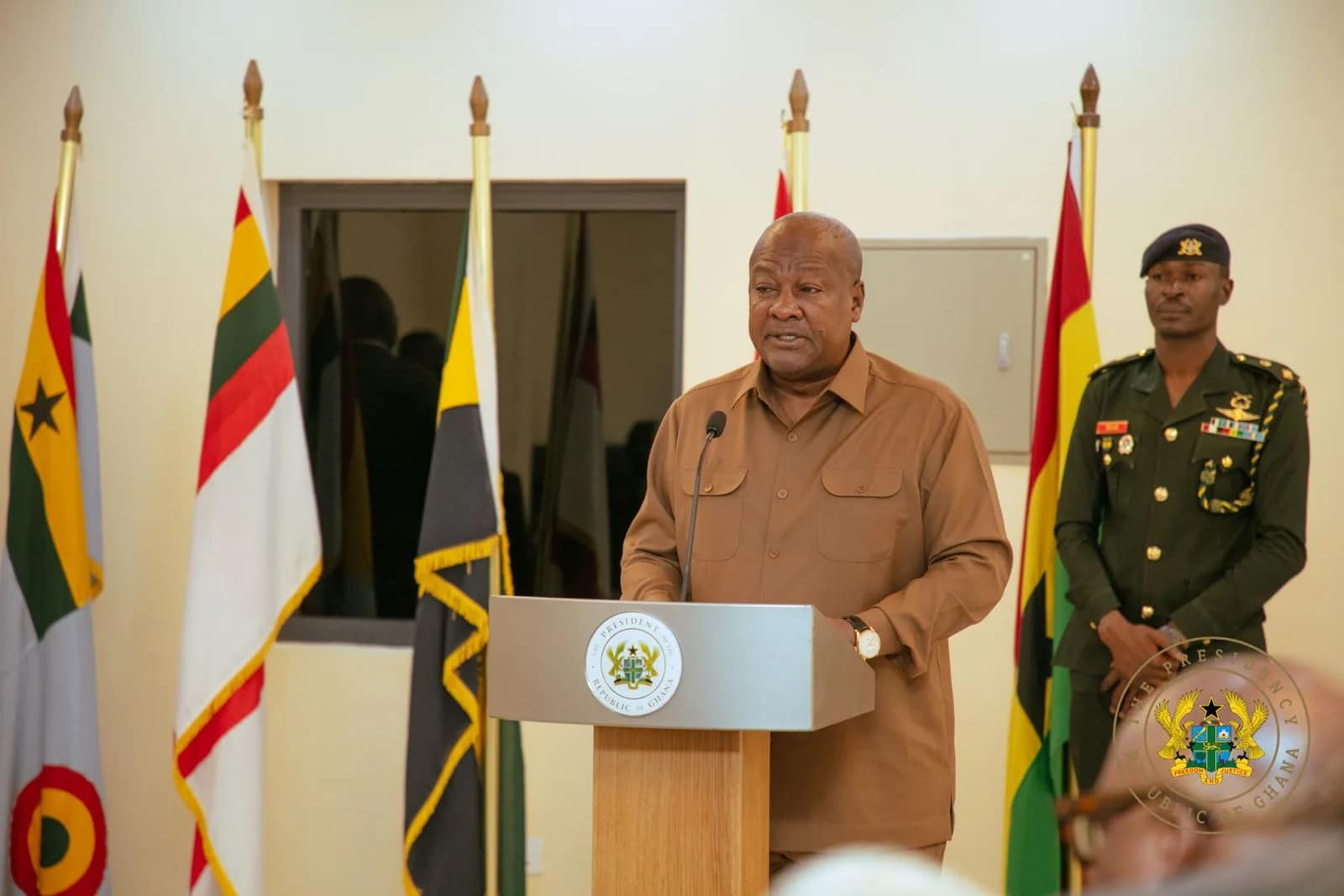 Mahama swears in Armed Forces Council members